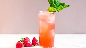 » cool lime strawberry cin vodka