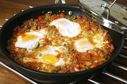 » kıymalı yumurta